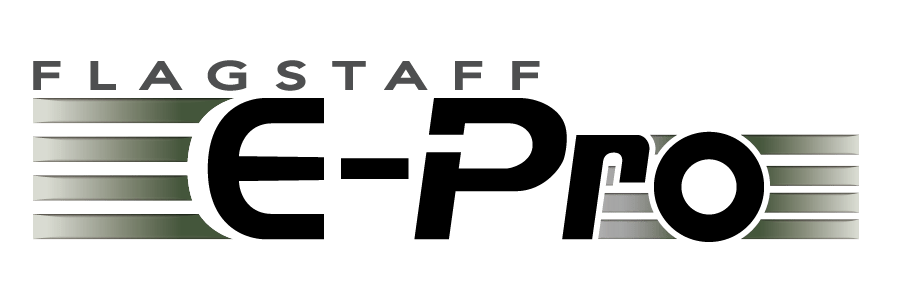 Flagstaff Logo white ends